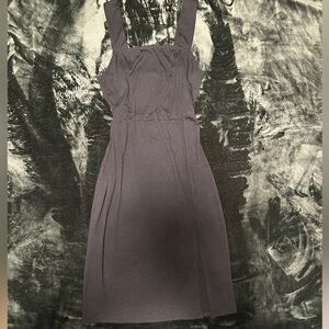 Aqua Summer Beach Black Sleeveless Dress